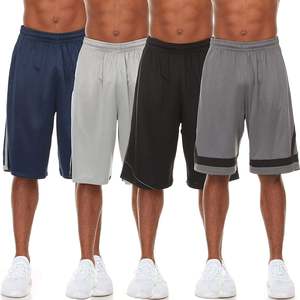 Pantalones cortos de béisbol deportivos personalizados de secado rápido, pantalones cortos deportivos para hombres con cintura elástica y patrón sólido personalizado - Product Image 2