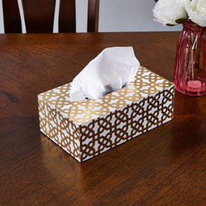 Caja de pañuelos de mármol de la mejor calidad, aspecto de boda con accesorios de baño de resina de estilo amor personalizados - Product Image 3