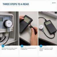 Alat Pengujian Inframerah ZPMETER IEC 62056-21 DLMS Pengumpul Data Pembacaan Meter Inframerah Probe Optik USB untuk Sistem AMR