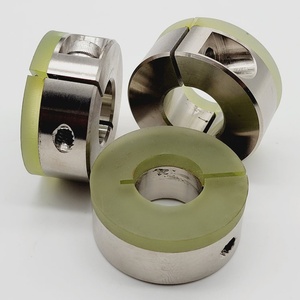 Tùy chỉnh nhà sản xuất mở loại trục cổ áo điện Feeder lăn Polyurethane bao gồm với bộ vít - Product Image 2