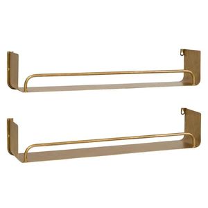 Étagère murale créative en deux pièces, étagère de rangement murale pour la maison, hôtels, salon, cuisine, décoration fabriquée en Inde - Product Image 2