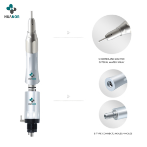 Fx-Serie Zahnmedizinische Ausrüstung 2-4-Loch Druckknopf Externer Sprüh-Luftmotor Gerades Winkelstück Niedrigdrehzahl-Handstück - Product Image 3