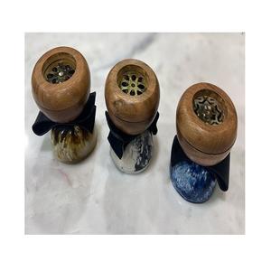 Juego de Quemadores de Incienso de Diseño Moderno, 3 Piezas, de Madera y Acero Inoxidable, para Uso en el Hogar, Hoteles y Restaurantes - Product Image 2