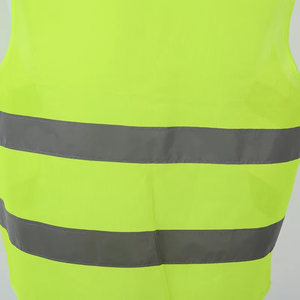 Chaleco DE SEGURIDAD reflectante de alta visibilidad con logotipo personalizado, ropa de trabajo de verano impermeable para construcción industrial en carretera - Product Image 4