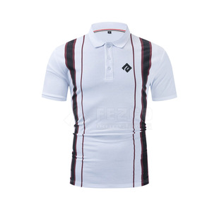 T-shirts polo couleur personnalisée pour hommes Motif solide Vente entière Tissu tricoté Nouveau design - Product Image 1