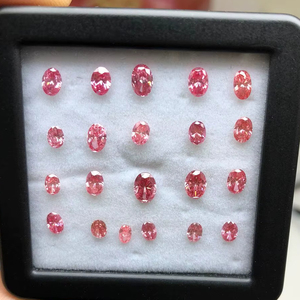 เพชรสีชมพูสดใสทรงรี ผลิตในห้องปฏิบัติการ ด้วยวิธี CVD สำหรับแหวนหมั้นแบบสั่งทำพิเศษ ขนาด 0.50 ถึง 1.50 กะรัต - Product Image 1