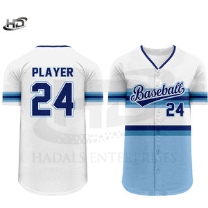 ชุดเบสบอลโลโก้ที่กําหนดเองแห้งเร็วชุดเบสบอลขนาดบวกโพลีเอสเตอร์ทําชุดเบสบอล - Product Image 2