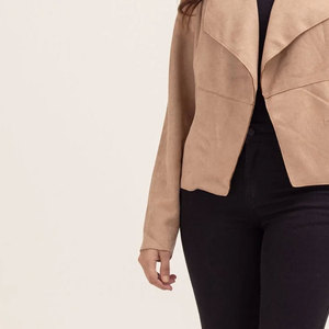 Veste en cuir personnalisée en gros en cuir suédé conception de logo sur mesure veste en cuir suédé pour femmes - Product Image 6