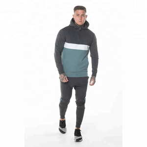 Trendy Vintage French Terry Oversized <b>Hoodie</b> Heavyweight Sun Faded <b>Grey</b> Embroidery <b>Hoodie</b> Tracksuit <b>Men</b> Custom 100% Cotton - Product Image 3