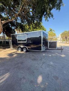 Remorque alimentaire mobile, chariot alimentaire mobile de rue, approuvé par l'EPA, remorque de 20 pieds équipée d'un barbecue, refroidissement, à vendre à un prix abordable - Product Image 2