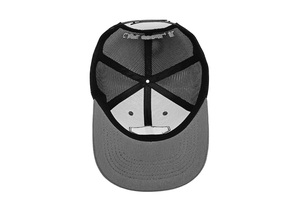 Gorra de pesca Parche personalizado Sombreros de camionero gris Parche tejido Bordado 3D personalizado Gorras deportivas de alta calidad - Product Image 6