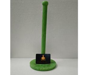 Porte-rouleau de papier essuie-tout à base lestée, aspect luxueux, en résine tourbillonnée, ustensiles de cuisine, vaisselle, porte-rouleau de papier à déchirer d'une seule main - Product Image 4