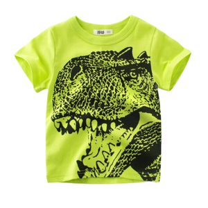 Camiseta de manga corta con cuello redondo de algodón orgánico 220 Gsm estándar de la UE para niñas y niños, apliques de PANA con pantalla gráfica personalizada Unisex - Product Image 1