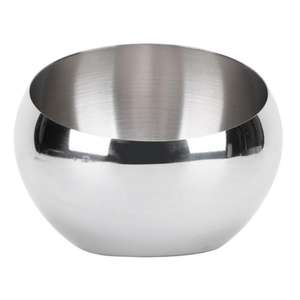 ชามเหล็กดีไซน์โบราณของแท้สำหรับเสิร์ฟแบบดั้งเดิมสีเงินขัดเงาสำเร็จรูปปรับขนาดได้ - Product Image 1