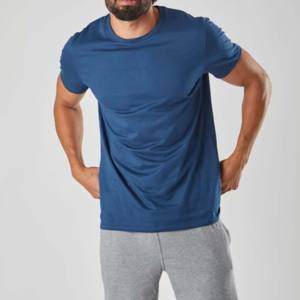 เสื้อยืดวิ่งออกกำลังกายสไตล์สตรีทแวร์ ยูนิเซ็กซ์ รุ่นปี 2025 ผ้าทอแห้งเร็ว ปรับแต่งได้ สำหรับผู้ชาย - Product Image 5