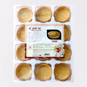 OEM/ODM calidad superior al por mayor tarta HALAL postre horneado huevo tarta Shell YA02 420G sabor dulces panadería buen precio - Product Image 1