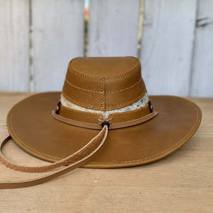 Classic Western Cowboy <b>Hat</b> Brown Wide Brim Leather Band Conchos Unisex Outdoor Spring <b>Summer</b> Adult Casual Style - Product Image 5