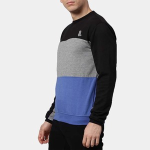 All Street Wear Color Block Pullover Sweatsuit Set para hombres y mujeres 100% algodón Oversized Streetwear Sudadera - Product Image 3