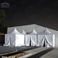 Tenda Bagno Modulare Portatile con Pareti in ABS per Eventi all'Aperto e Cantieri Edili