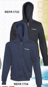 Sudadera con capucha impermeable de lana de poliéster 100% para hombre de alta calidad con logotipo personalizado bordado OEM personalizado para uso en invierno - Product Image 3