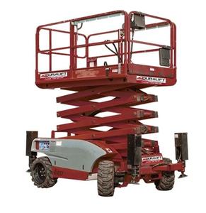 Elevador de tijera para terreno áspero de 26-32 pies con accionamiento eléctrico/hidráulico Capacidad de 6 toneladas para sitios de construcción Elevador de plataforma al aire libre - Product Image 4