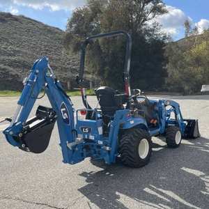 Tracteur compact LS MT125 HST le plus vendu avec chargeur et pelle rétrocaveuse - Product Image 1