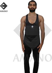 เสื้อกล้ามผู้ชายทรงเข้ารูป โพลีเอสเตอร์/คอตตอน คุณภาพสูง ระบายอากาศได้ดี ยอดขายดีที่สุด MOQ ต่ำ - Product Image 3