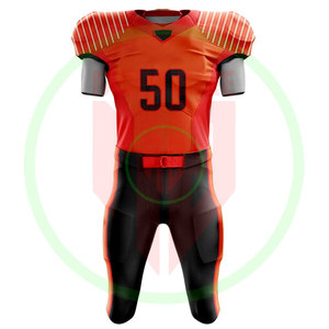 Maillot de football américain de dernière génération avec pantalon, ensemble uniforme, logo personnalisé et tissu, uniformes de football américain - Product Image 2