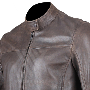 Best Design Color Men <b>Genuine</b> Leather Jacket For Custom High Quality Men Wholesale Leather Jacket For Unisex - Product Image 5