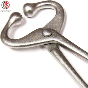 Professional Made <b>Long</b> Handle Bull Holder With Chain Stainless Steel Veterinary <b>Nose</b> Lead Bull Holder With Chain - Product Image 2