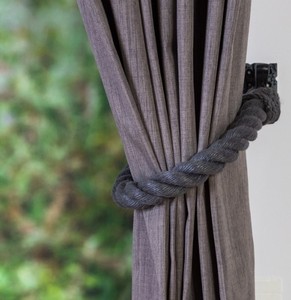 <b>Tiebacks</b>, Rustic <b>Tiebacks</b>, Curtain Holdbacks, Rope Holdbacks - Product Image 4