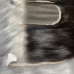 Nuevo Cierre de Encaje de Cabello Humano Vietnamita, Cabello Virgen con Línea de Cabello Natural, Puntas Gruesas y Suaves - Product Image 2