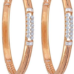 <b>Indian</b> Supply Top Selling Sparkle Diamond Elegant <b>Bangles</b> Bracelet for Women for Daily Wear At Wholesale Price - Product Image 1