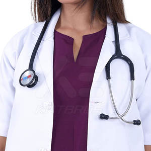 Bata de Laboratorio Unisex de Talla Grande, 100% Algodón, Alta Calidad, para Uso Hospitalario, Suministro Directo de Fábrica - Product Image 5