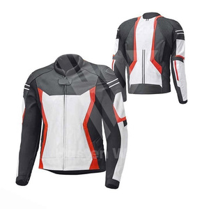 Veste en cuir véritable pour moto, prix d'usine OEM, haute qualité, imperméable, vente en gros, vestes de moto de haute qualité - Product Image 4