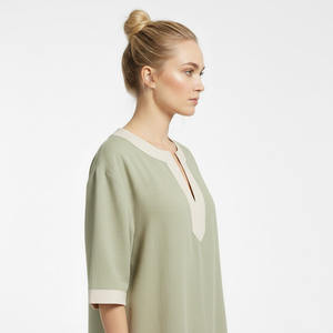 Robe en lin ample surdimensionnée personnalisée - Product Image 3