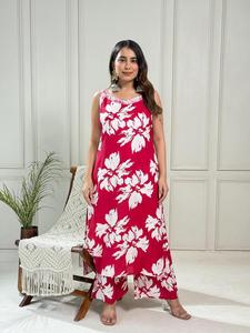 Elegante Kurti sin Mangas de Algodón, Conjunto Étnico para Mujer, para Bodas, Festivales, Fiestas y Ocasiones Especiales - Product Image 5