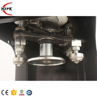 HZPK Machine de scellage semi-automatique intelligente de table pour canettes en plastique, PET, aluminium et canettes de soda à anneau, non rotative