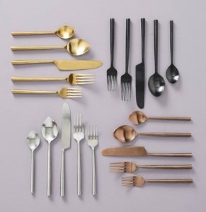 Ensemble de couverts en métal inoxydable de meilleure qualité New Leaf Design-Ustensiles de camping polyvalents, y compris cuillère fourchette couteaux Pics alimentaires - Product Image 2