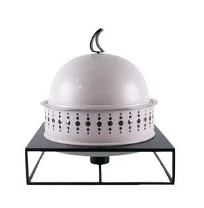 Ollas calientes de forma redonda, respetuosas con el medio ambiente, excelente calidad, tapa martillada, ollas decorativas para cazuelas para fiestas o decoración de bodas - Product Image 4