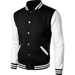 Blouson Bomber Unisexe Professionnel Personnalisé en Cuir Léger Hiver Style Urbain Imprimé Baseball Lycée Hommes Femmes - Product Image 2