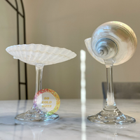 Nouveau produit 2025 coquillage Martini lunettes coquille verres à vin mariage demoiselle d'honneur cadeau anniversaire cadeau enterrement de vie de jeune fille