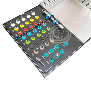 Kit de taladros de cirugía guiada dental de etiqueta privada con tapones Juego de 43 piezas Instrumentos de cirugía de implantes dentales - Product Image 1