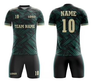 Maillots de football personnalisés unisexes de haute qualité avec design par sublimation, respirants, à manches courtes, OEM sur mesure - Product Image 2