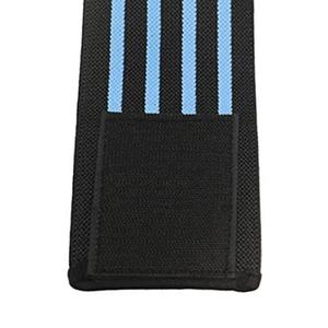 Solid Color Breathable & Comfortable High Quality Knee Wraps Compression Knee Wraps for Weightlifting Gym - Product Image 5