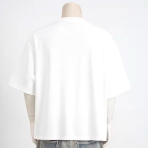 เสื้อยืดออกกำลังกายยิมฟิตเนส ยูนิเซ็กซ์ พิมพ์โลโก้ได้ตามต้องการ เนื้อผ้าโพลีเอสเตอร์/คอตตอน ระบายอากาศได้ดี น้ำหนักเบา ลายเรียบ สำหรับออกกำลังกายและฟิตเนส - Product Image 2