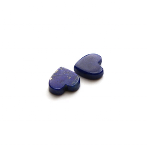 Natural Lapis Lazuli Heart Shape Flat Gemstones for DIY Jewelry Making Available in 4mm to 30mm Size Cabochon Supplier Gemstone - Product Image 6