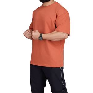 Camiseta Deportiva Personalizada al por Mayor, Talla Grande, Hombros Caídos, Transpirable, Ecológica, Compresible, 100% Algodón, para Verano - Product Image 3