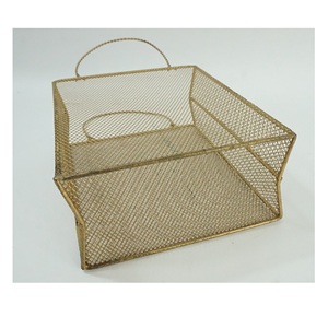 ตะกร้าทรงสี่เหลี่ยมพร้อมที่จับสไตล์นอร์ดิกโต๊ะทานอาหารว่างในห้องครัวห้องนั่งเล่นโต๊ะน้ำชาตะกร้าเหล็กเก็บของสไตล์ใหม่ - Product Image 2