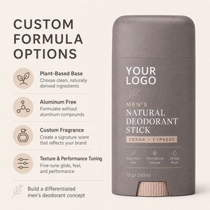 OEM Custom <span class=keywords><strong>uomo</strong></span> cedro cipresso deodorante Stick 72 ore Anti-odore e Anti-sudore di controllo 24 ore di protezione degli odori - Product Image 2